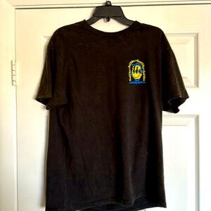 Good Vibes/Bad Vibes smiley face 🙂 and snakes 🐍 black L tee shirt